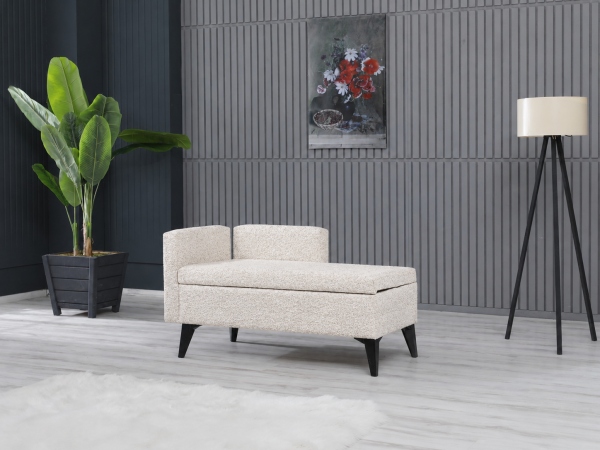 Toffet Bench – Bazalı Depolama Alanlı, Çok Amaçlı Kollu Puf ve Bench