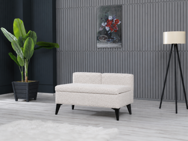 Toffet Bench – Bazalı Depolama Alanlı, Çok Amaçlı Kollu Puf ve Bench