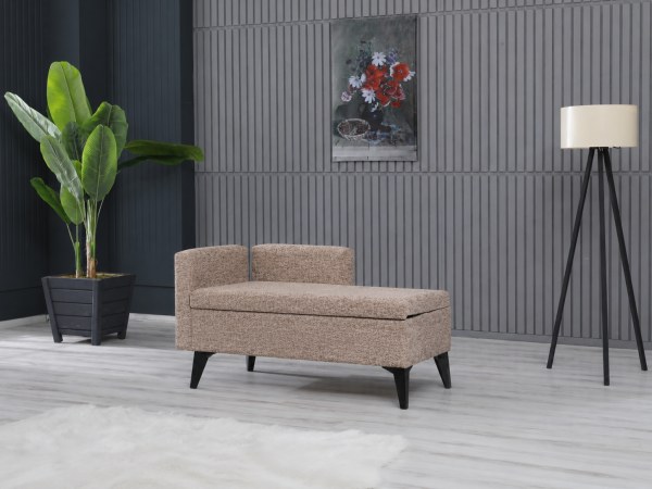 Toffet Bench – Bazalı Depolama Alanlı, Çok Amaçlı Kollu Puf ve Bench