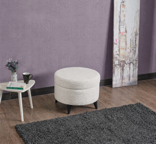 Melina Renk Seçenekli Modern Tasarımlı Puf