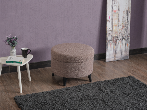 Melina Renk Seçenekli Modern Tasarımlı Puf