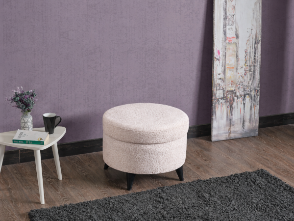 Melina Renk Seçenekli Modern Tasarımlı Puf