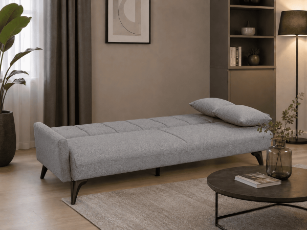Milan Syaylı Süngerli Bukle Kumaşlı Modern Kanepe - Şıklık, Konfor ve Fonksiyonellik Bir Arada